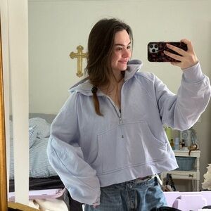 Lululemon OS Scuba Half Zip Light Blue XL/XXL